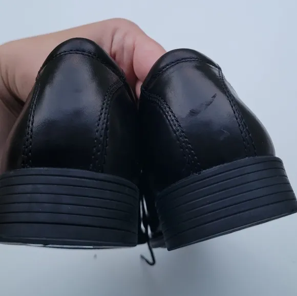 Clarks Whiddon Cap 10.5 Men's Black Derby Shoes