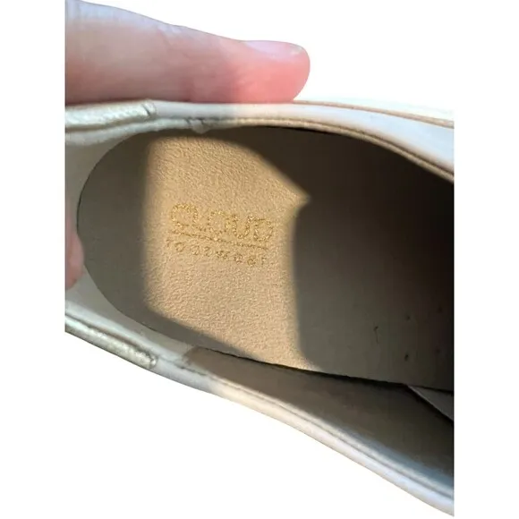 Cloud Footwear Slip-On Sneaker  EU 41 / US 9.5-10  Gold Leather  NWOB