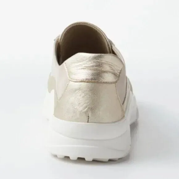 Cloud Footwear Slip-On Sneaker  EU 41 / US 9.5-10  Gold Leather  NWOB