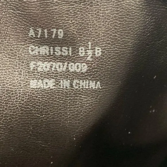 Coach Chrissi Dark Brown Leather and Canvas Signature Print Boots
