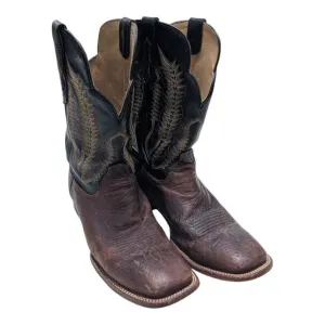 Cody James Men's Brown Buck Western Boots Wide Square Toe Size 12D BCJFA19l31