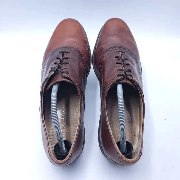 Cole Haan Casual Leather Lace Up Oxford Shoe Mens Size 11 205439 Brown