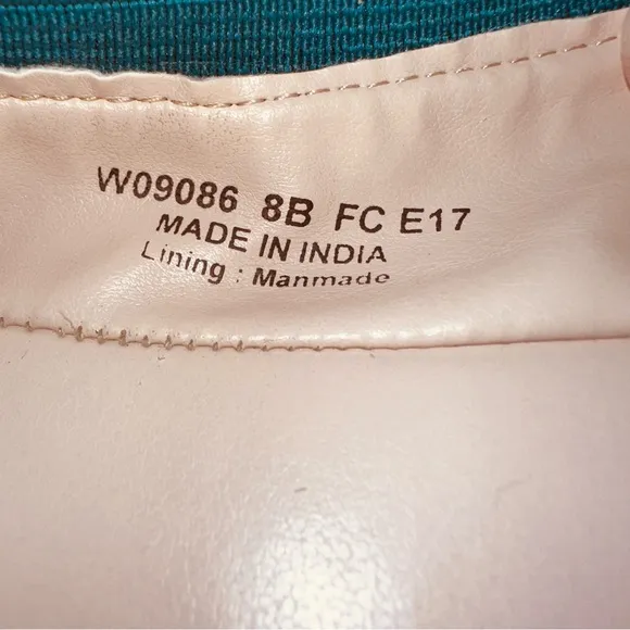 COLE HAAN - Eldridge Ballet Flats, tone on tone Teal, Size: 8
