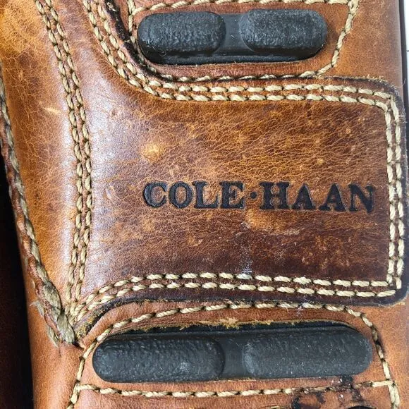 Cole Haan Gunnison Driving Loafer Mens Size 8 Leather Handstitched Moccasin