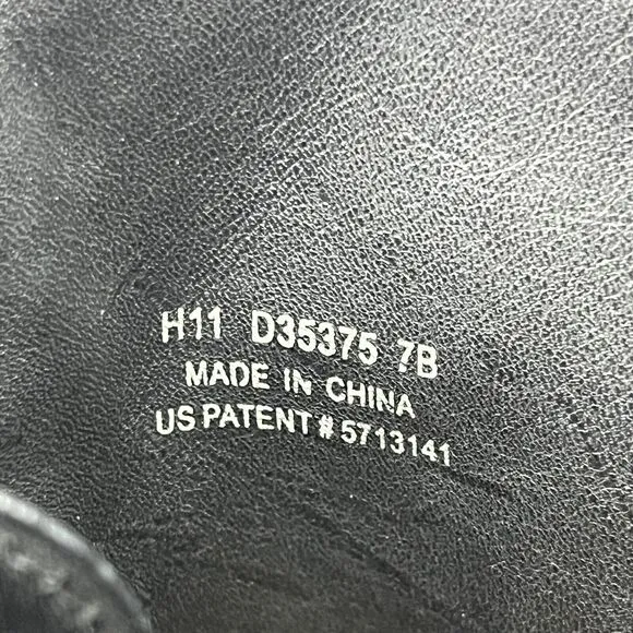 Cole Haan Kensington Boots Women Size 7 B Shoes Black Leather Zip Up Waterproof