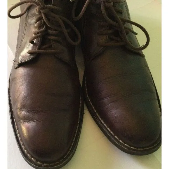 Cole Haan Mens Canton Chukka Ankle Boots C11858 Lace Up Brown 11M Leather