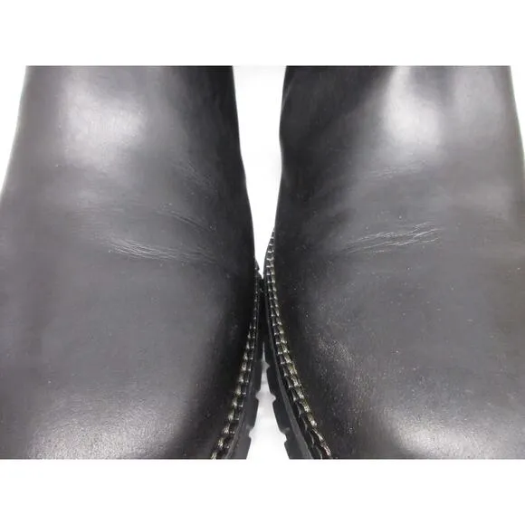 Cole Haan Men's Zerogrand Chelsea Waterproof Boot,Black Leather, 10.5 M US-used