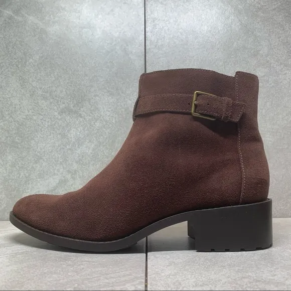 Cole Haan Putnam brown suede ankle boots 11 B