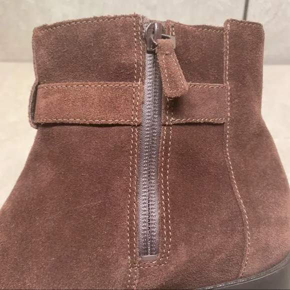 Cole Haan Putnam brown suede ankle boots 11 B