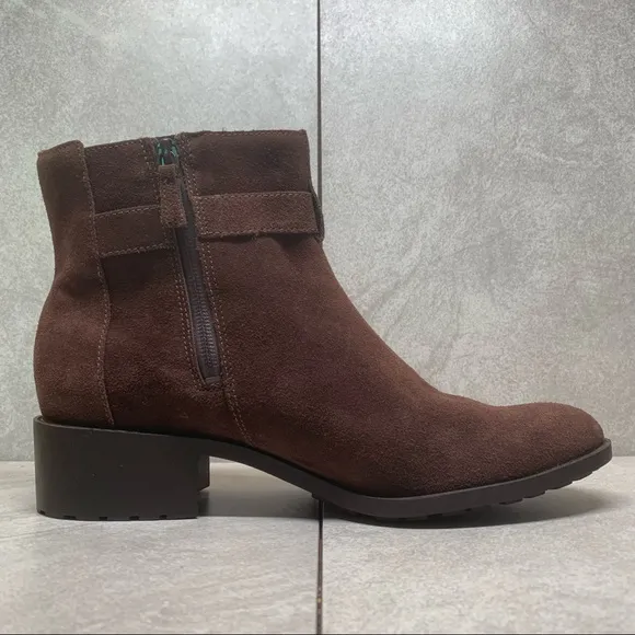 Cole Haan Putnam brown suede ankle boots 11 B