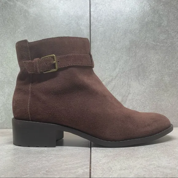 Cole Haan Putnam brown suede ankle boots 11 B