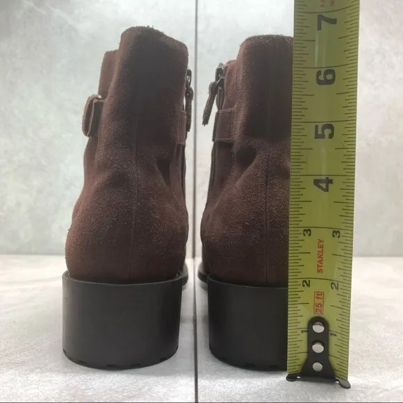 Cole Haan Putnam brown suede ankle boots 11 B