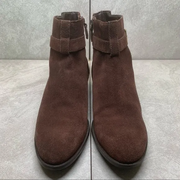 Cole Haan Putnam brown suede ankle boots 11 B