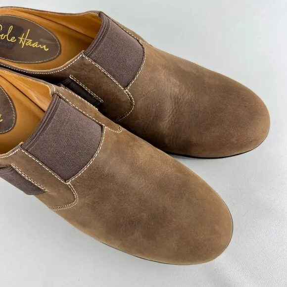 Cole Haan Womens Air Sara Mules Clogs Brown AirNike Wedge Comfort Shoes size 10