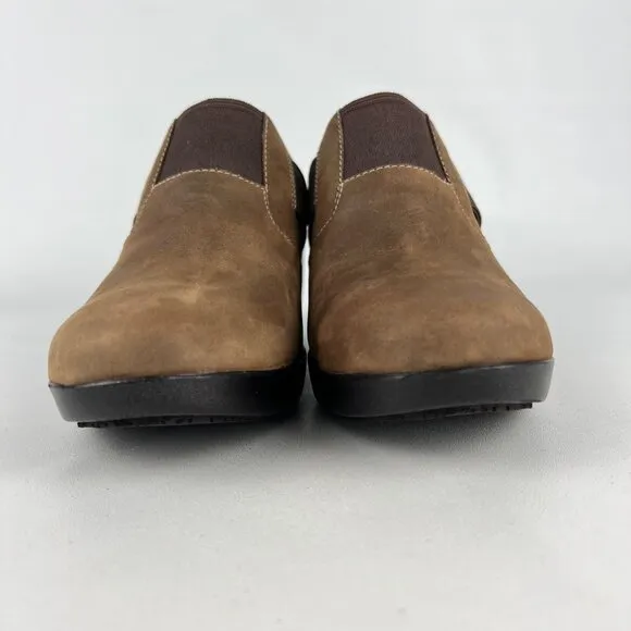 Cole Haan Womens Air Sara Mules Clogs Brown AirNike Wedge Comfort Shoes size 10