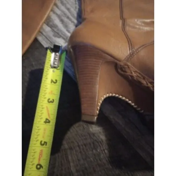 Cole Haan Women's Size 6.5B Tan Colored Long Heeled Leather Boots