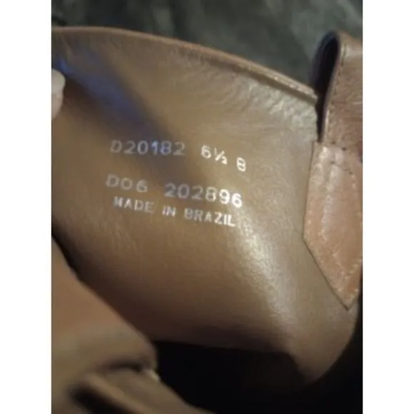 Cole Haan Women's Size 6.5B Tan Colored Long Heeled Leather Boots