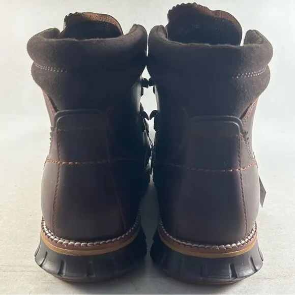 Cole Haan Zerogrand Hiker Mens Leather Waterproof Boots Brown Size 10 M