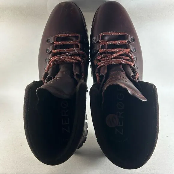 Cole Haan Zerogrand Hiker Mens Leather Waterproof Boots Brown Size 10 M