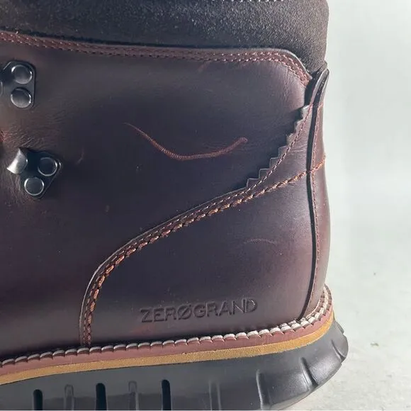 Cole Haan Zerogrand Hiker Mens Leather Waterproof Boots Brown Size 10 M