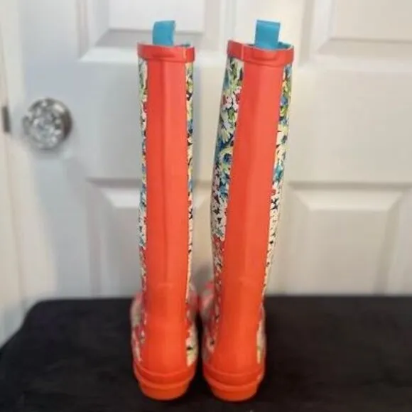 Colloquial Rain Boot in Dozens of Daisies from Anthropologie - Size 9