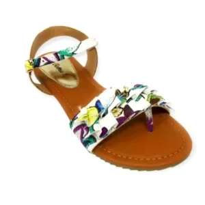 Colorful Ruffle Sandals Sz 7