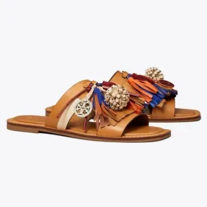 Colorful Tassel Sandals