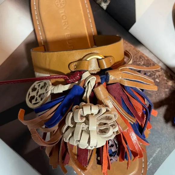 Colorful Tassel Sandals