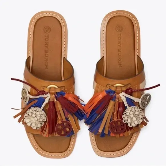 Colorful Tassel Sandals