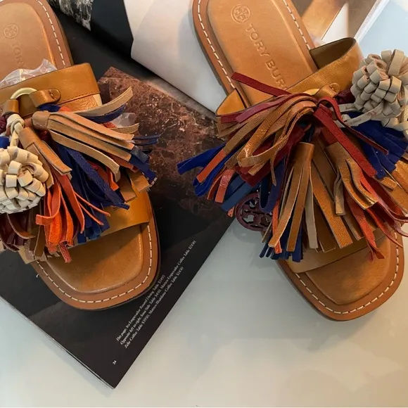 Colorful Tassel Sandals