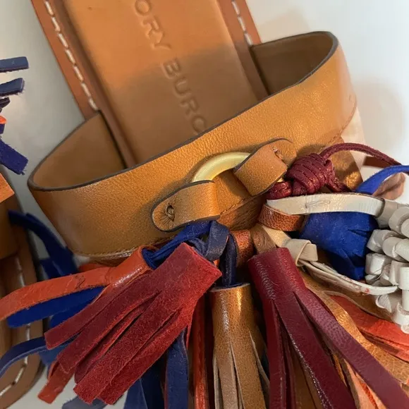 Colorful Tassel Sandals