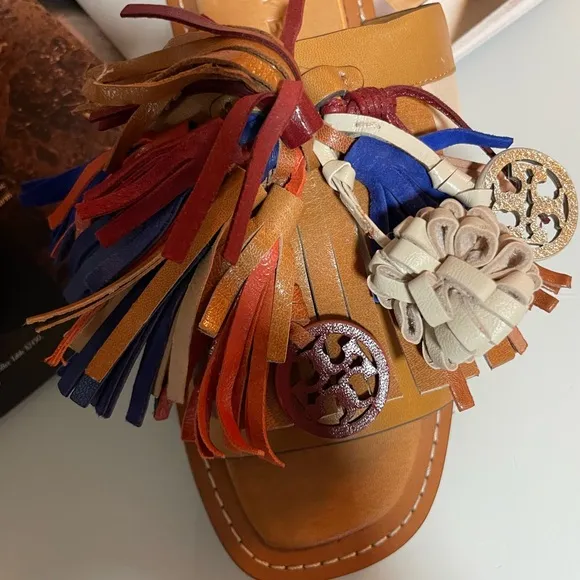 Colorful Tassel Sandals