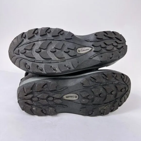 Columbia Cascadian Black Textile Rubber Snowflake Lined Cold Winter Boots 9.5