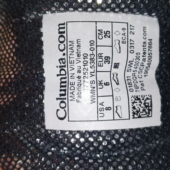 COLUMBIA WATERPROOF OMNI HEAT 200 GRAMS BOOTS