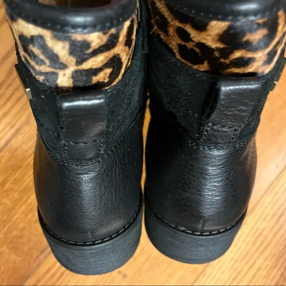 Comfortiva Zipper Ankle Boots, Black