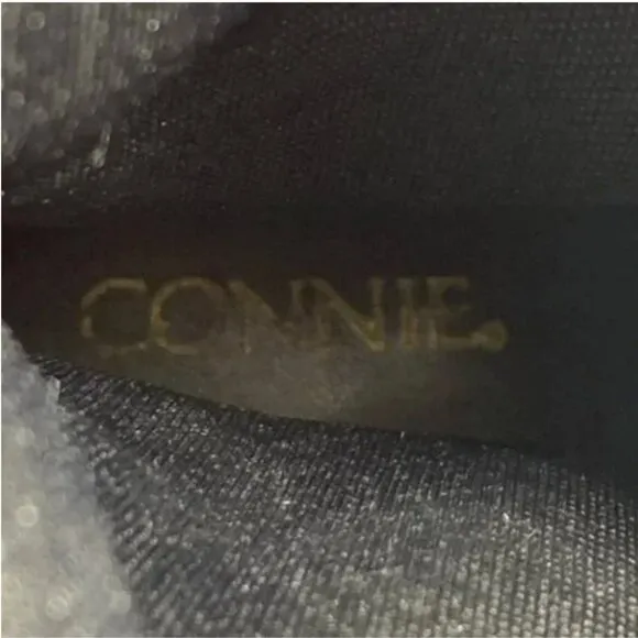 Connie Rider Black Leather Boots Size 7.5