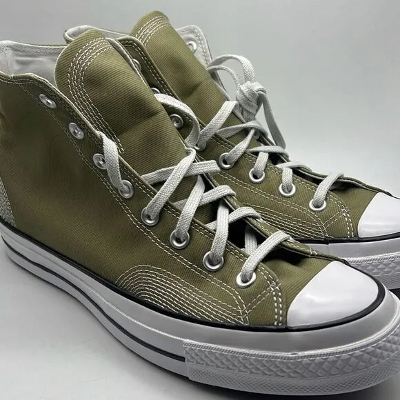 Converse Chuck 70 Multi-Stitch Hi Shoes A07435C Mossy Sloth Green NWB Men 11.5