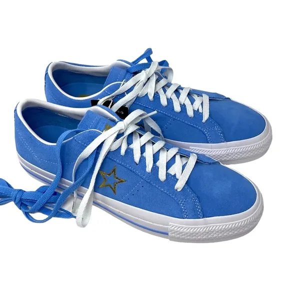 Converse One Star Pro Suede Blue Low Top Shoes Men Size Casual Sneakers A06647C