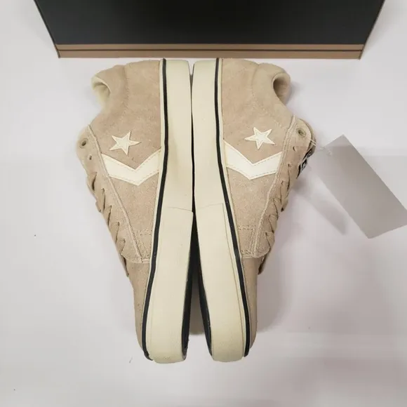 Converse Pro Leather Vulc Low Top Unisex Shoes Suede Hamadan Ivory NIB 9M/10.5W