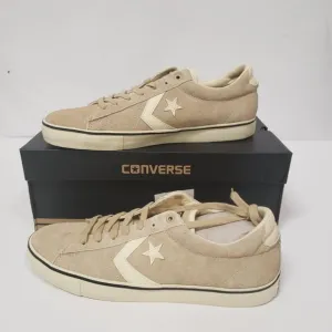 Converse Pro Leather Vulc Low Top Unisex Shoes Suede Hamadan Ivory NIB 9M/10.5W
