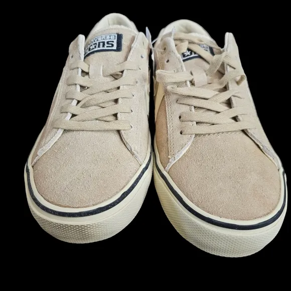 Converse Pro Leather Vulc Low Top Unisex Shoes Suede Hamadan Ivory NIB 9M/10.5W