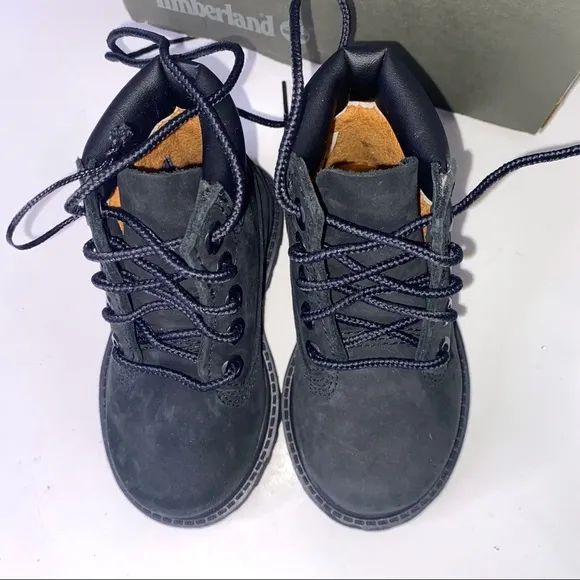 COPY - NIB Toddlers Timberland Premium Black Nubuck Waterproof Boots Size 5