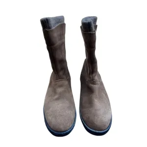 Cougar Brown Mid Ankle Fleece and Sweater Lined Waterproof Boots Size 8