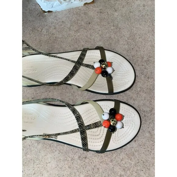 Crocs Drew Barrymore Isabella Gladiator Size 7