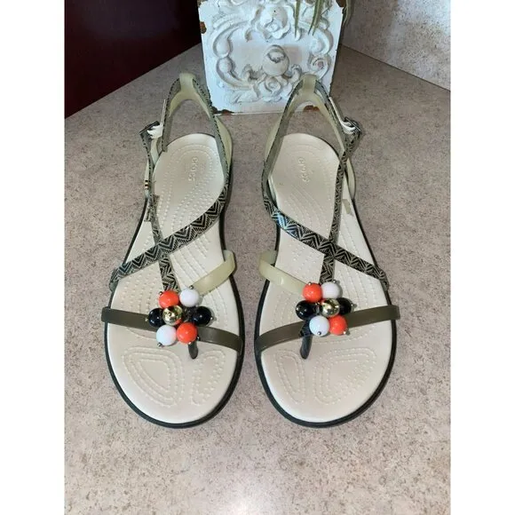 Crocs Drew Barrymore Isabella Gladiator Size 7