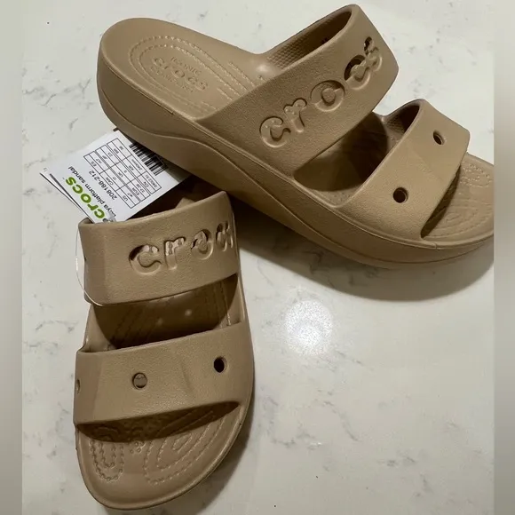 Crocs Kids Tan Sandals