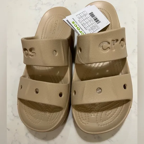 Crocs Kids Tan Sandals
