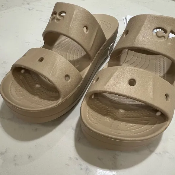 Crocs Kids Tan Sandals