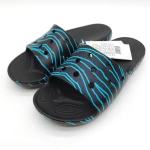 Crocs x Ron‎ English Classic Slide (Mens 9 Womens 11) Sandals Flip Flops Black