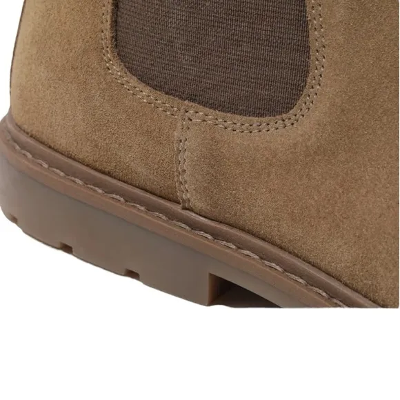 Crown Vintage Hilde Chelsea Boot in Dark Taupe Size 13